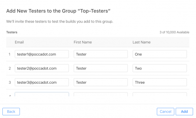 ‎TestFlightとは · 使い方について (Beta iOS)。· ‎外部テスターの追加